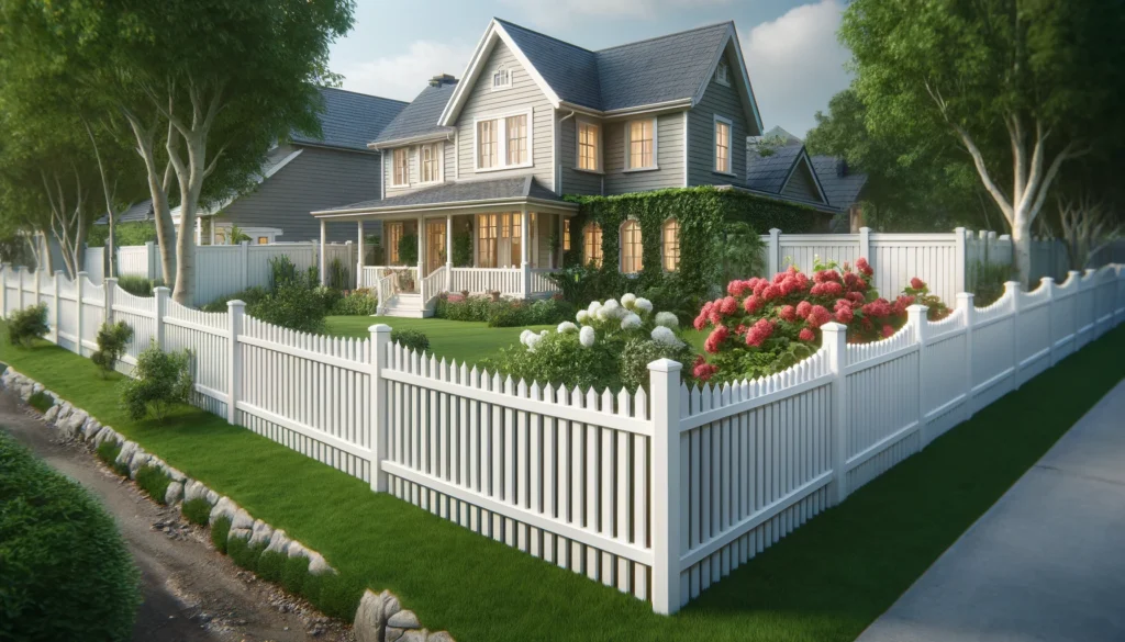 white fence ideas